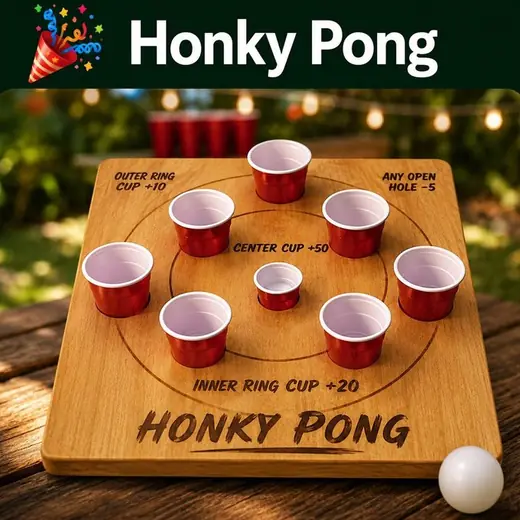 Honky Pong — Hot Deck game