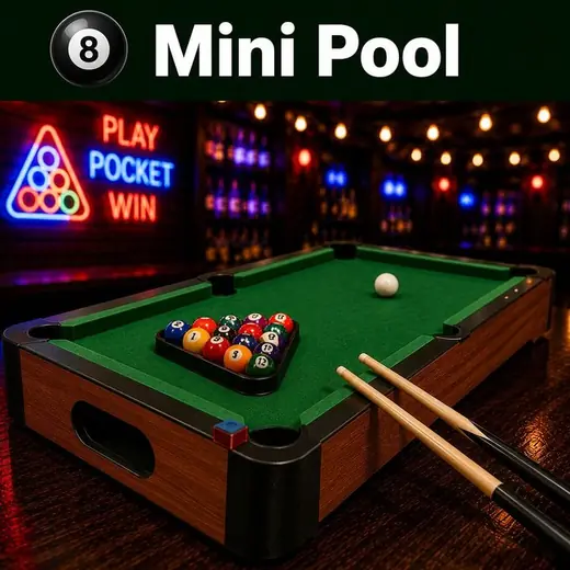 Mini Pool Table — Hot Deck game