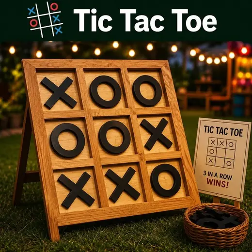 Giant Tic Tac Toe — Hot Deck backyard game
